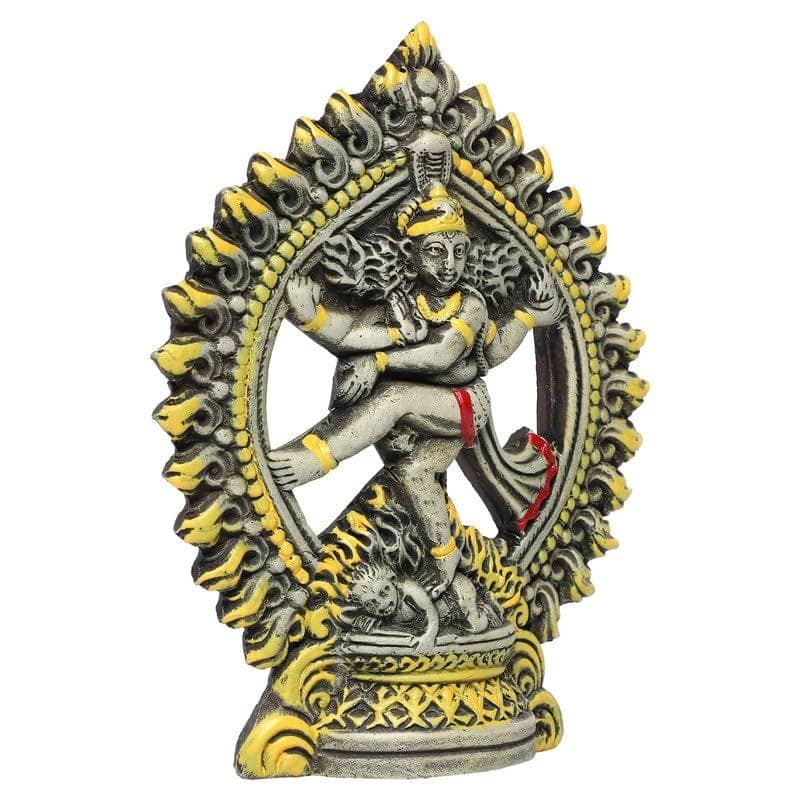 KSI Clay Natraj Statue for Spiritual Gift Home Decor Idols Shivji Murti Nataraj Showpiece for Home Decoration view 2