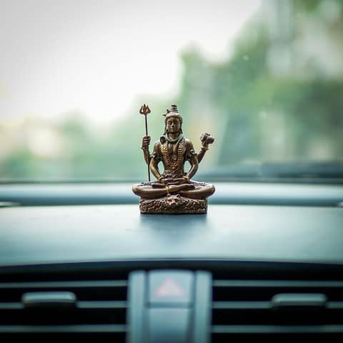 Craftlayout Resin Shiva Idol with Bronze Finish 3 Inch view 2