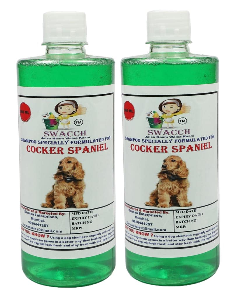 Swacch Shampoo Specially Formulated for Cocker Spaniel (500ml) (Pack of 2) Neem Alovera view 2