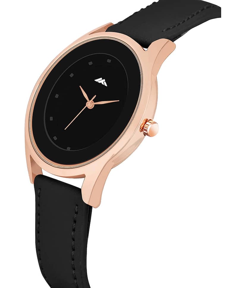 Trex Black PU Analog Womens Watch view 2