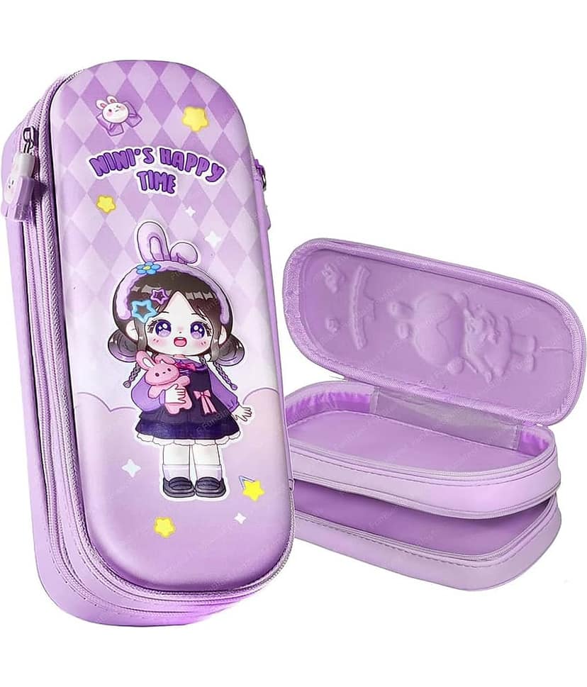 Villy 3D Astronaut Pencil Case for Kids | Space Theme Stationery Organizer with Large Capacity view 2