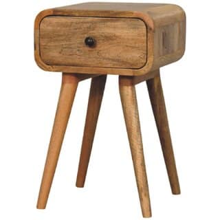 Avora Mini Oak-ish Nightstand with 1 drawer