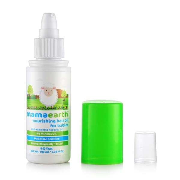Mamaearth Soothing Massage Oil for Babies 0 - 5 Years (100ml) + Mamaearth Nourishing Hair Oil For Babies (100ml) Pack of 2 view 2