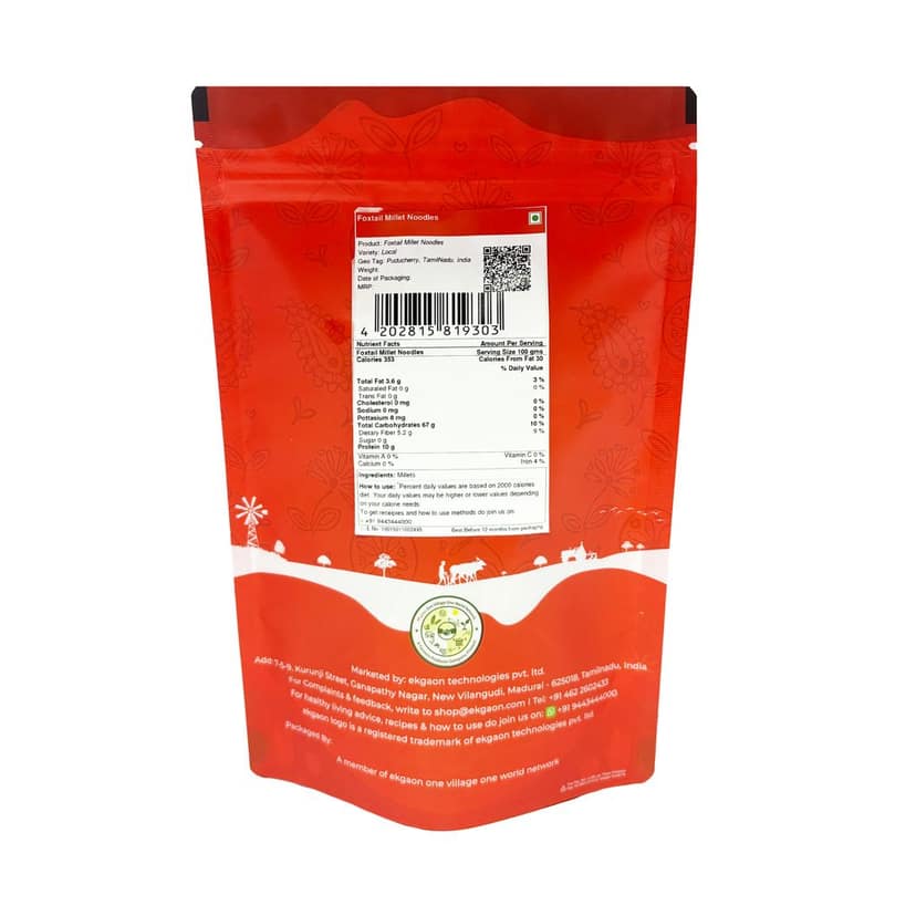 Foxail Millet Noodles 200gm view 2