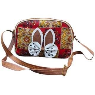 Printed Crossbody Shoulder Bag for Girls, Mini Casual Handbag for Outings Gifting
