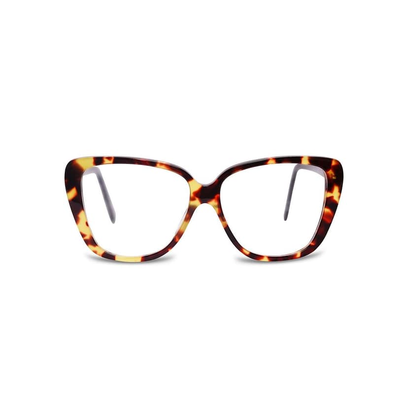 Eyenaks Cat-Eye Acetate Zero Power Frame for Women/Girls (Cheetah) view 2