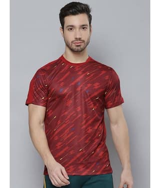 Alcis - Red Polyester Regular Fit Men's Sports T-Shirt ( Pack of 1 )