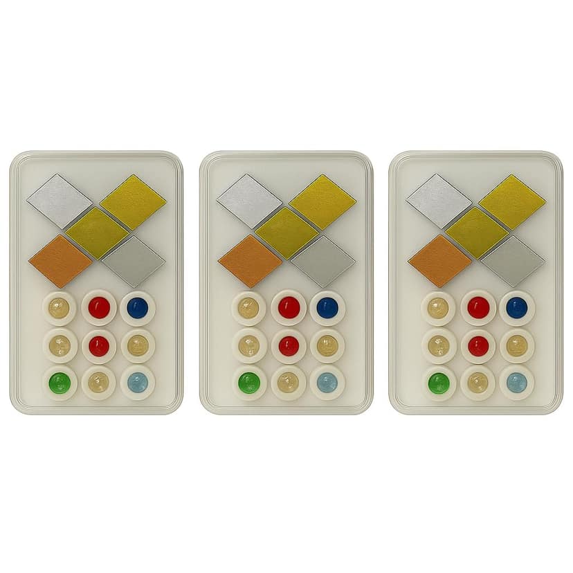 Navrathna and Panchadhatu Bhoomi Pooja (Set of 3) - Navaratna Panchaloha - 9 Ratnas Homam Stones for Pooja - Navarathinam Panchlogam - Traditional Vastu Stone Kit