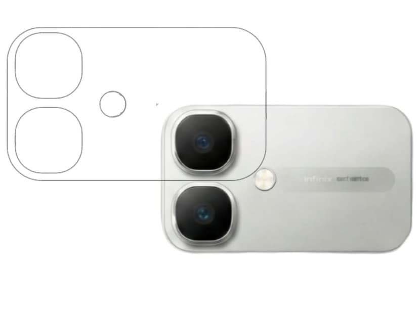 ISAAK Back Camera Lens Protector compatible for Infinix Smart 20 (Pack of 1) view 2