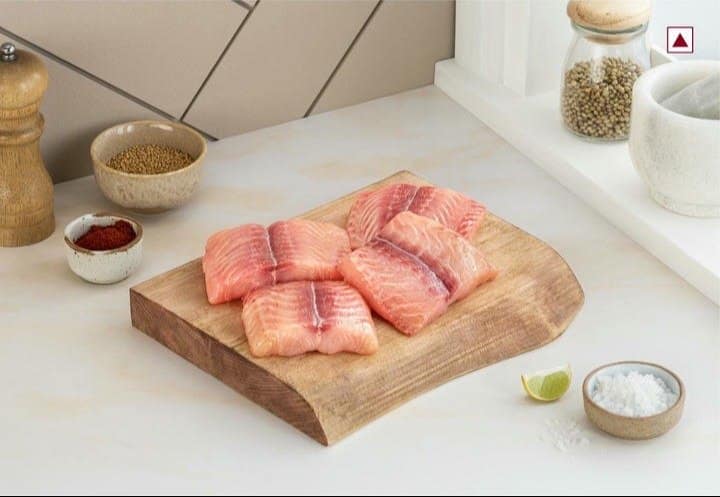Fresh Indian Baasa / Pangasius / Pangas - Fry Cut (300g Pack) view 2