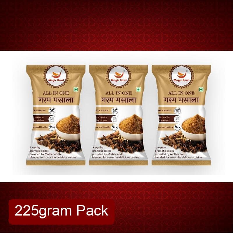 Magic Bowl Tea Masala (90g) | Standard Value Pack (3 Pouches) | Aromatic Chai Spice Blend