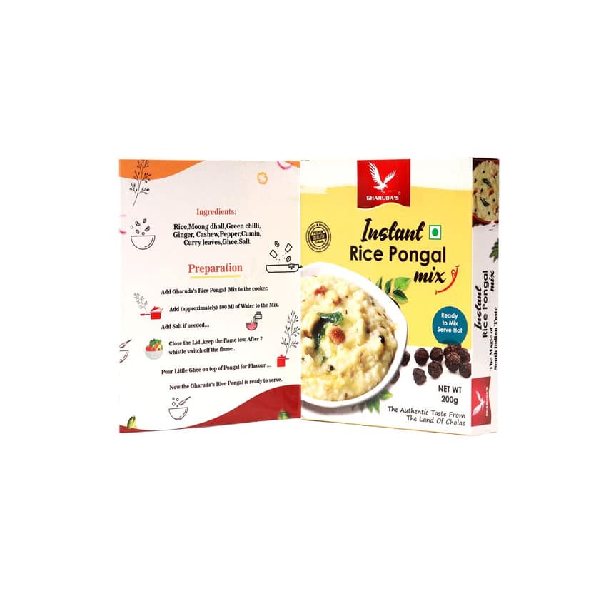 Gharuda’s Thanjavur Rice Pongal-200g view 2