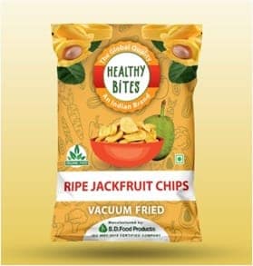 Healthy Bites Vacuum Fried Ripe Jack fruit Chips (270gm )