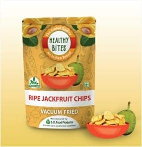 Healthy Bites Vacuum Fried Ripe Jack fruit Chips (270gm ) view 2