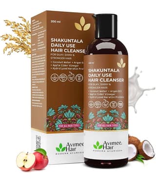 Avimee Herbal Shakuntala Hair Shampoo Aloe, Rice & Keratin for Strong, Smooth Hair 50ml (Pack of 1)