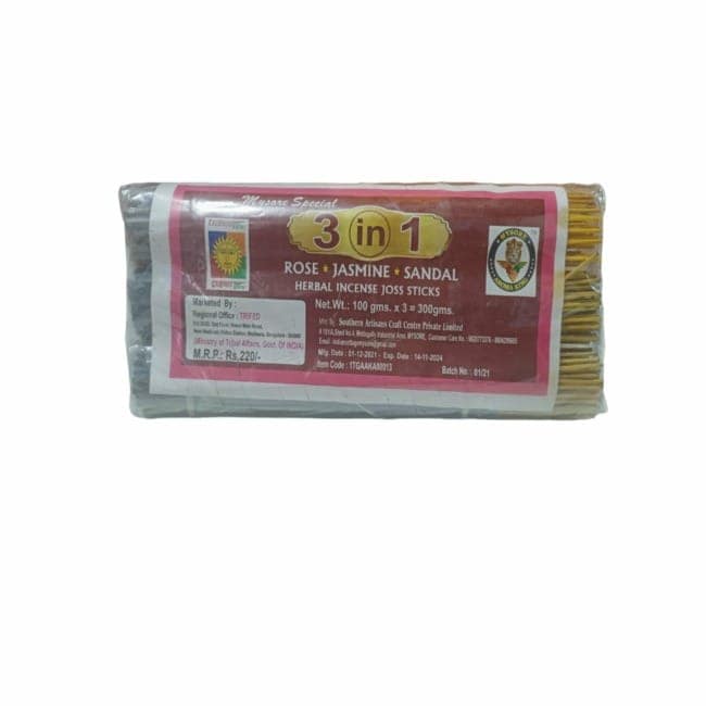 Mysore Special 3 in 1 Herbal Incense Joss Sticks view 2