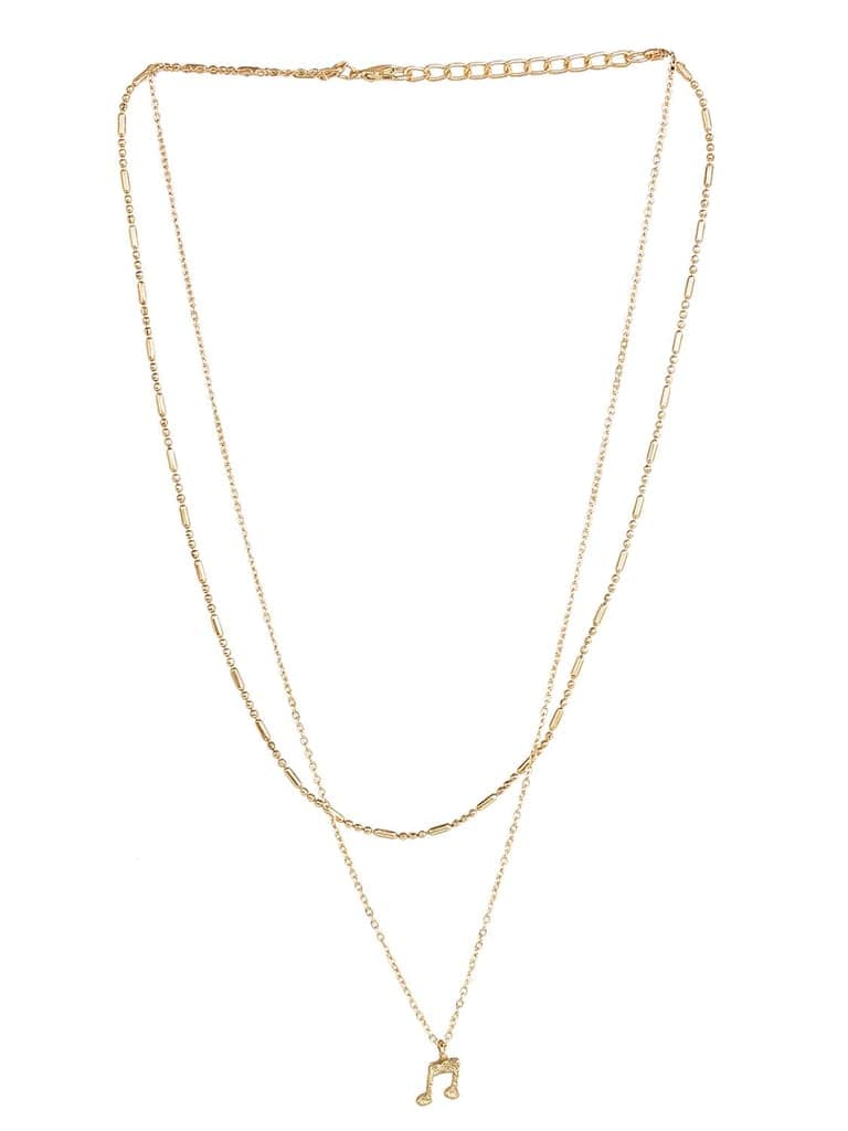 Cardinal Gold Color Brass Necklace Chain view 2