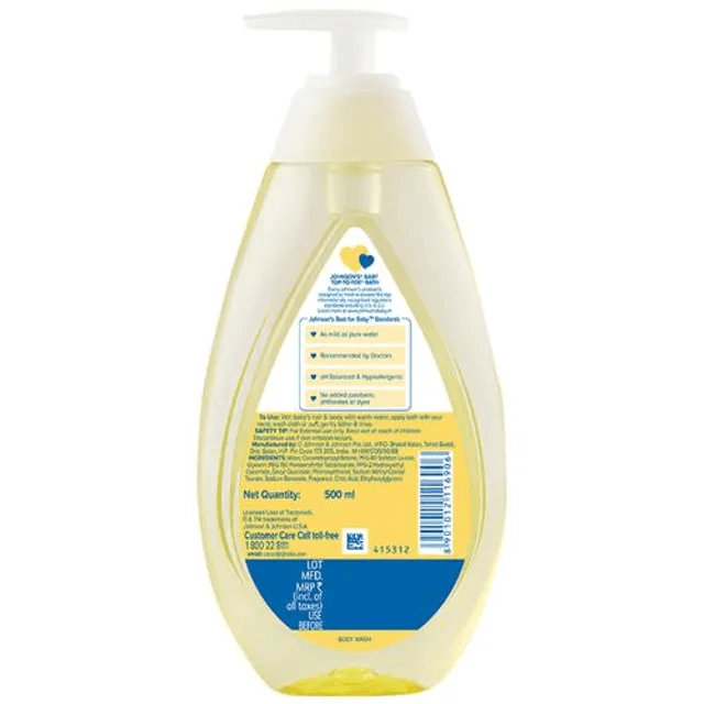 Johnson's Baby Wash Top To Toe 500 Ml view 2