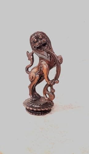 Searchers Paradise - Copper Idols of Yali, 2.2 inches, Copper Handmade 41 Grams, Patina Antique Finish, Pack of 1 Piece view 2