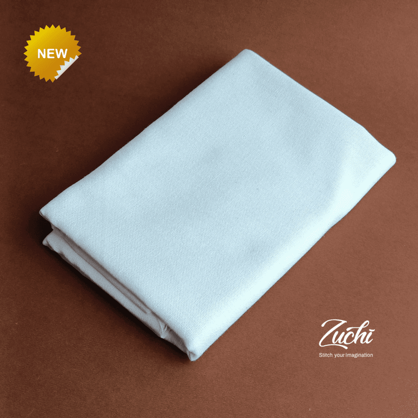 Zuchi Premium Casement Embroidery Fabric Off White view 2