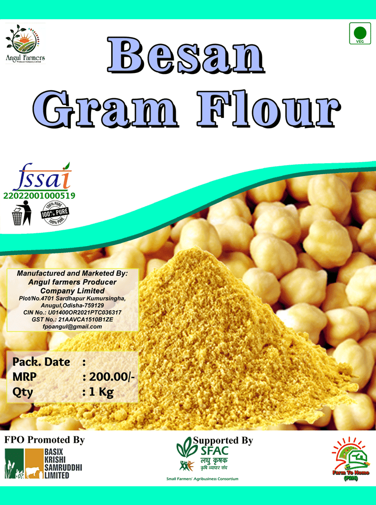 Gram Flour (Besan) | Channa Besan | 1 Kg (pack of 3) view 2
