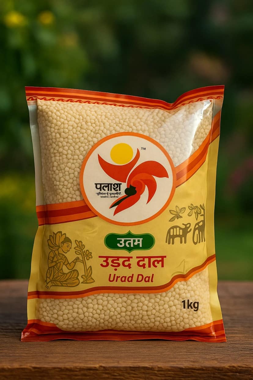 Palash Uttam Urad Dal Split Black Gram Natural Protein Rich Pulses 1 kg