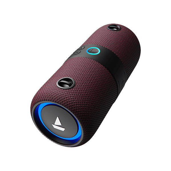 boAt Stone 1200 | 14W Portable Wireless Speaker with RGB LEDs, Up to 9 Hours of Playtime, AUX, USB and FM modes Maroon