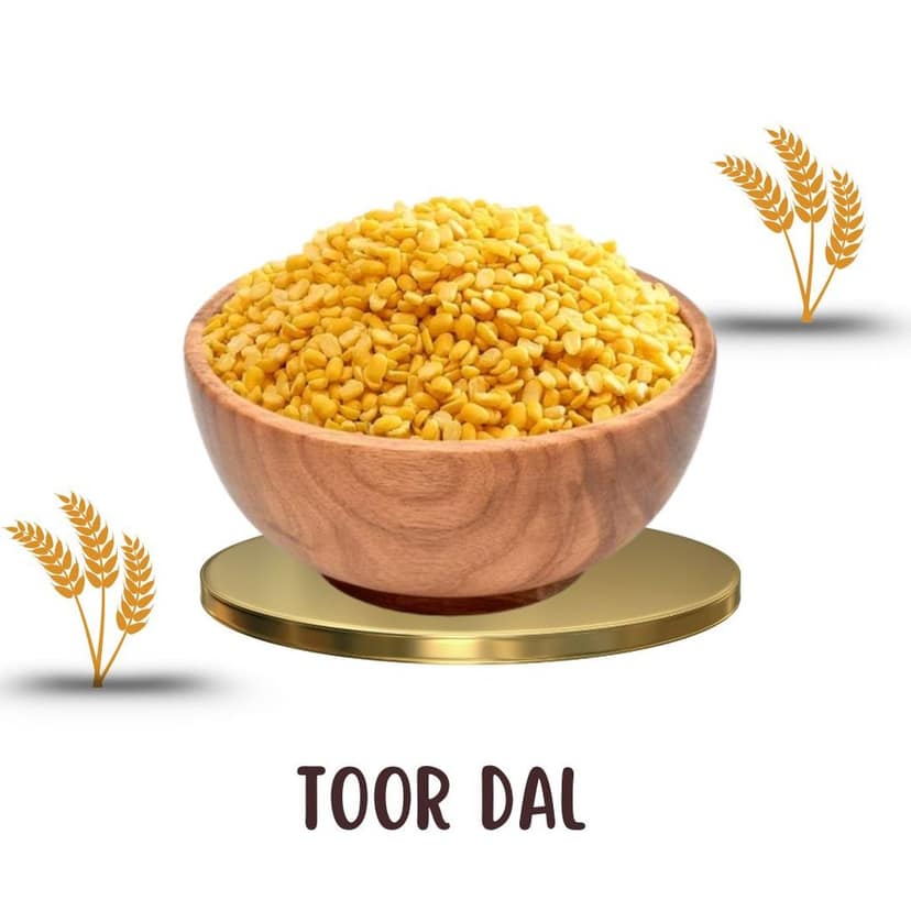 VFPL | Premium Toor Dal (500 gm) - Arhar Dal – 100% Natural | polished, Protein-Rich & Wholesome | arhar, pigeon pea, split pigeon pea, tuvar, tur, and red gram view 2