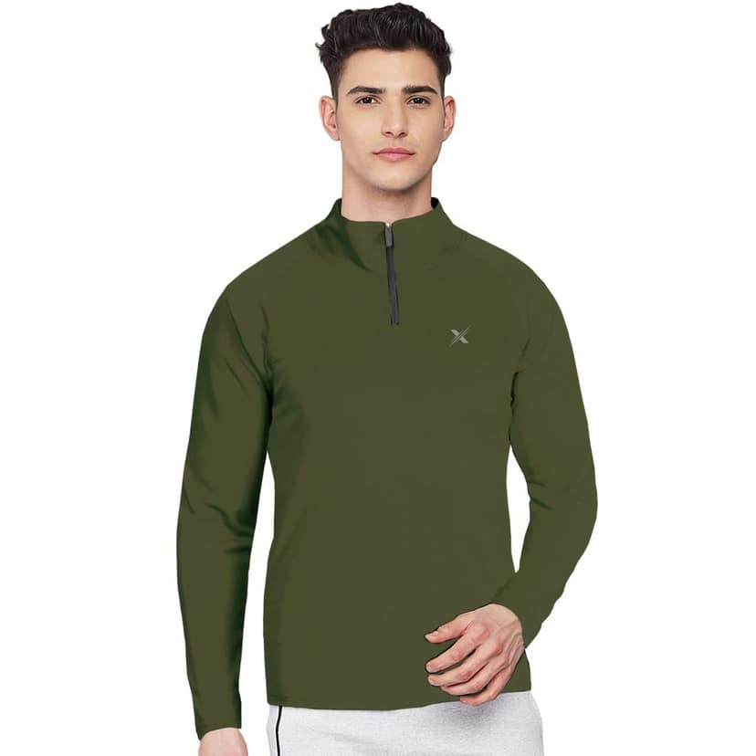 FTX Solid Men Round Neck Full Sleeves TShirt