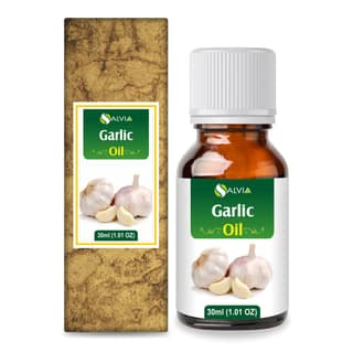 Salvia Garlic Oil With Dropper 100% Natural Pure Undiluted Uncut Essential Oil 30Ml Salvia Garlic Oil With Dropper 100% Natural Pure Undiluted Uncut Essential Oil 30Ml - Clear / 30 ml (Pack of 1)