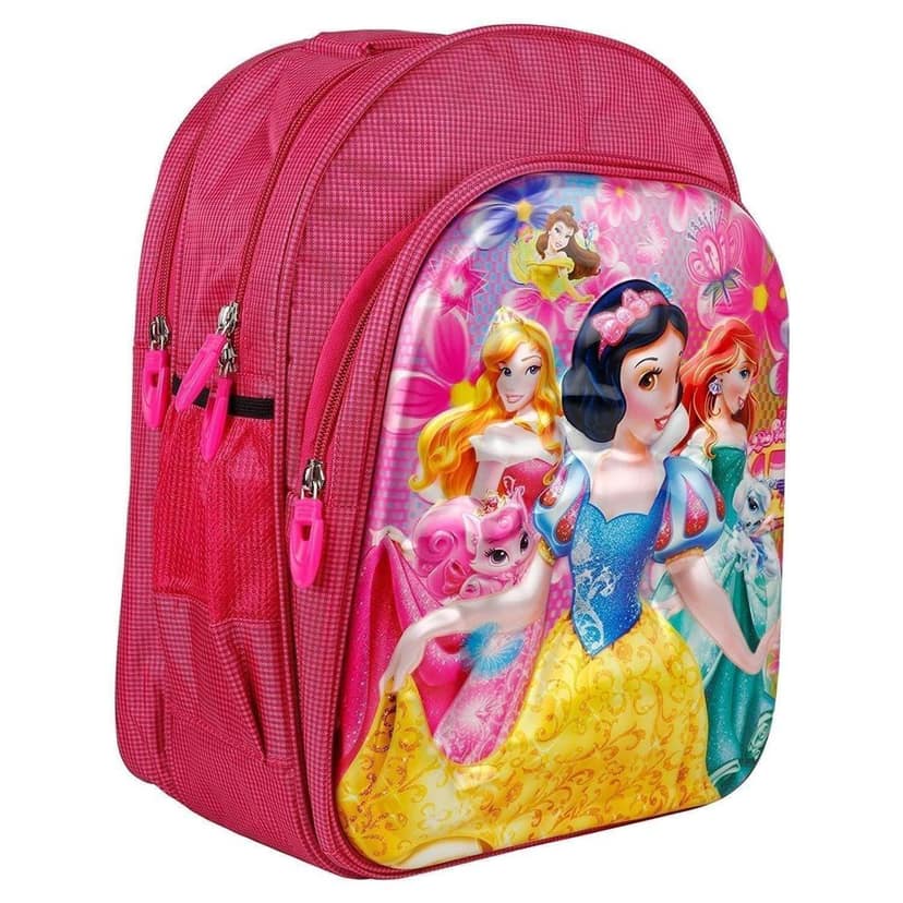Clastik Multicolor 16" 3 Compartment School Backpack , Travelling, Picnic Bag with Pencil Box Suitable for 6- 10 Years view 2