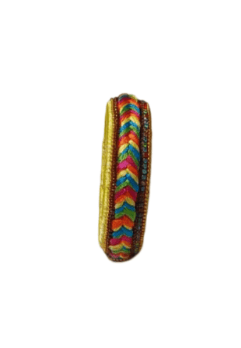 Designer Bangles with Multicolor Thread Work view 2