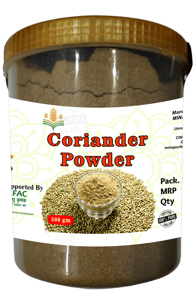 Coriander Powder, 500g- 100% Pure and Natural (pack of 3)