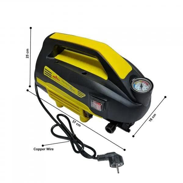 Raise High Pressure Car Washer | Portable, Used for Home Cleaning, Bike & car Cleaning | Grip Handle view 2