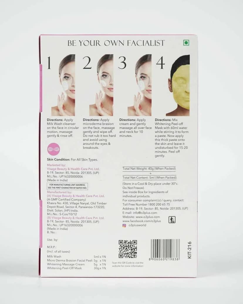O3+ Brightening Facial Single Dose Kit view 2