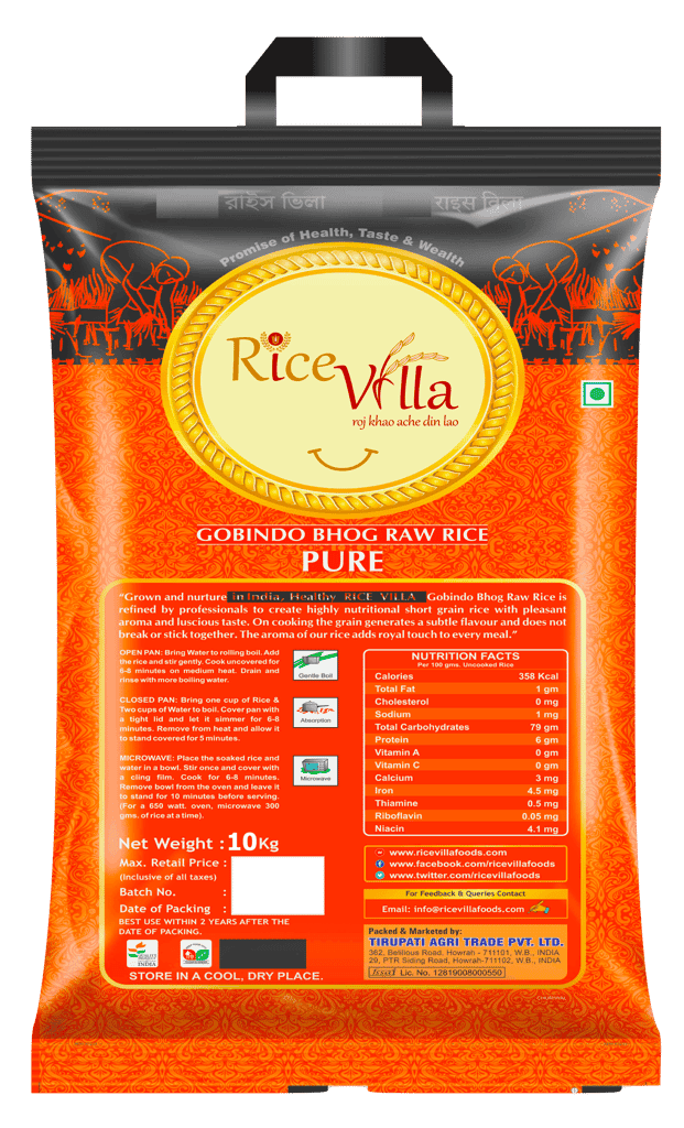 Rice Villa Pure Gobindobhog Rice 10 KG view 2