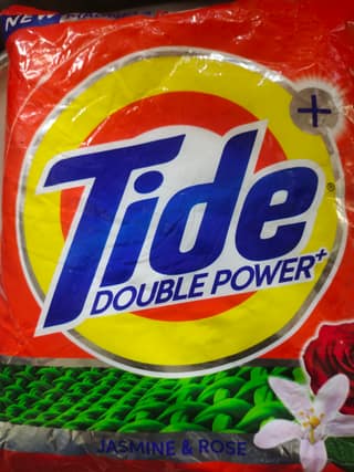 Tide + dobule power detergent powder Jasmin & rose
