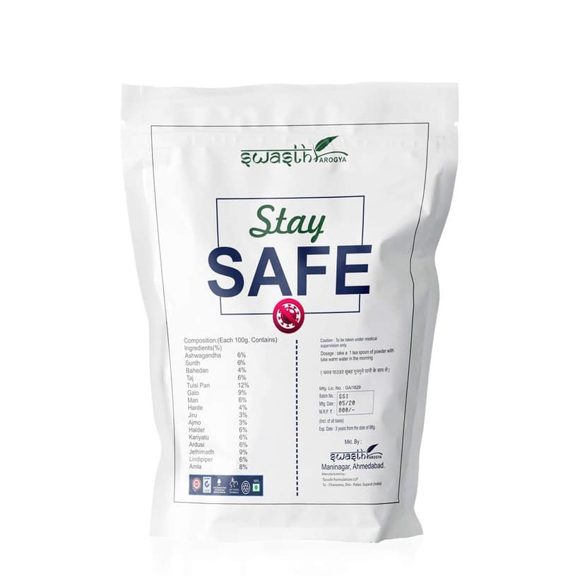 Stay Safe And Stay Strong Kit | Natural Immunity Booster (Pack of 2-150 g. each) Total 300g. Powder view 2
