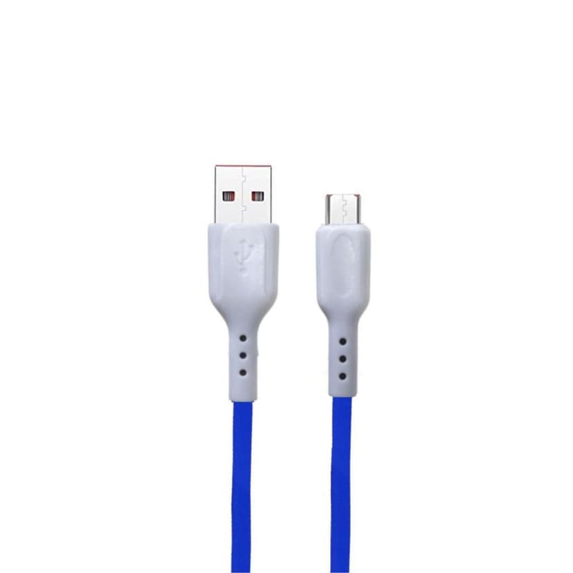Champion USB to Micro 3Amp Data Sync & Charging Cable TPE 1M for all Android & Micro USB Devices (Blue) view 2