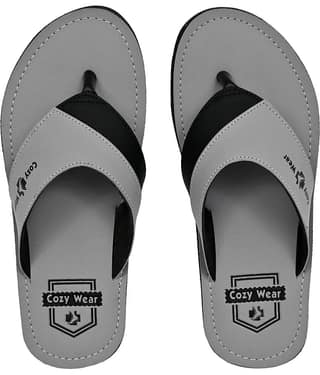 Cozy Wear Brown Men's Thong Flip Flop
