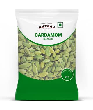 Nutraj Cardamom Elaichi 50g, Green Elaichi 50g, Choti Elaichi, Hari Elaichi, 50 gm