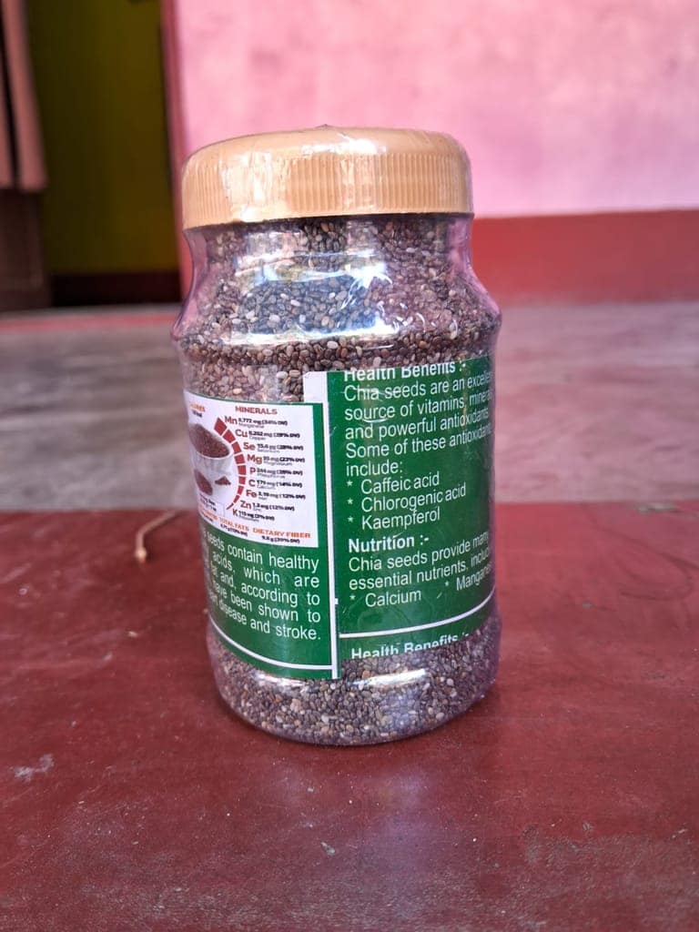 Chia seeds view 2