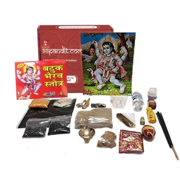Kaal Bhairav Puja Samagri Kit 23 Items