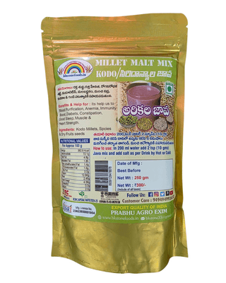 Prabhu Agro Barnyard Millet Malt Mix for Heart & Strength