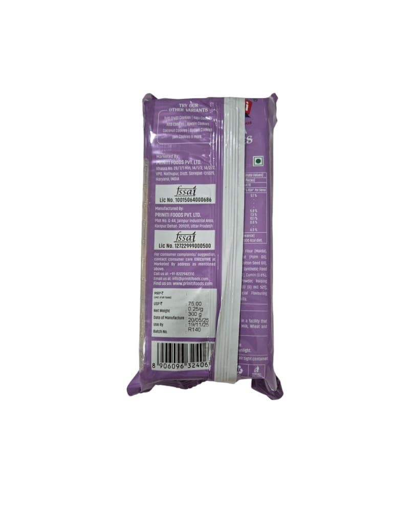 Priniti Jeera Cookies - Rich & Delicious Cumin Flavored Biscuits view 2
