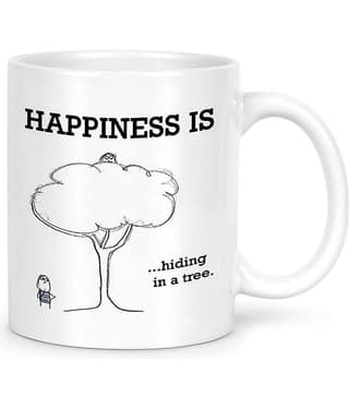 Idream Quote Printed Ceramic Coffee Mug 1 Pcs 330 mL
