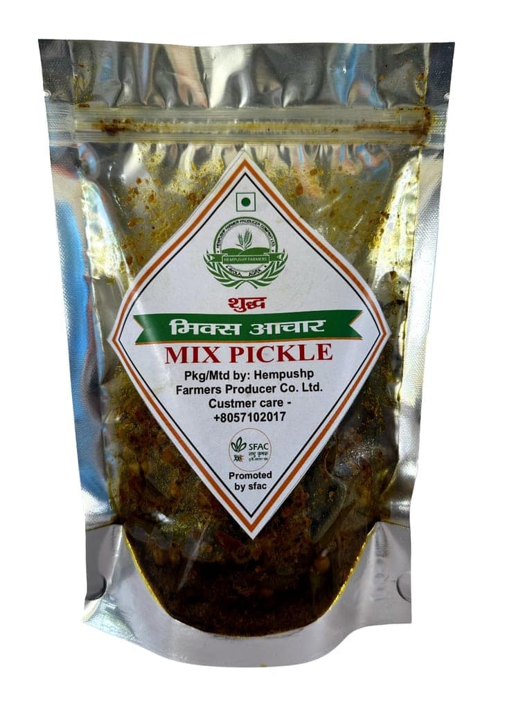 Mix Pickle - Traditional Indian Pickle with a Blend of Spices and Vegetables view 2