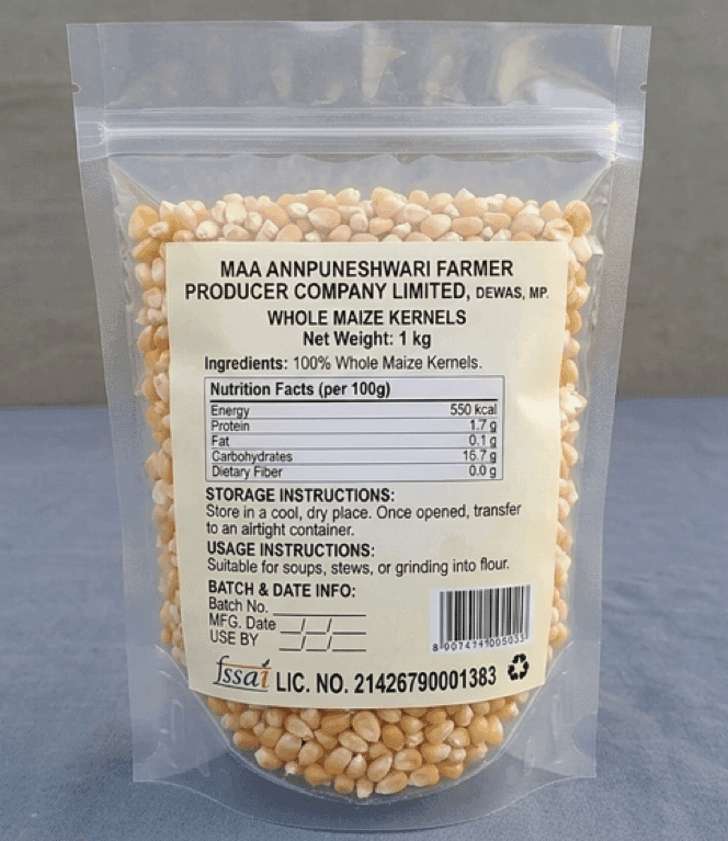 Whole Maize Kernels (Makka) view 2
