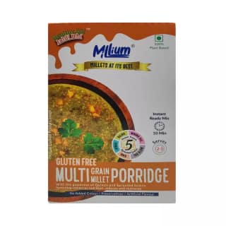 Millium Multi Millet Grain Porridge Dalia with Five Sprouted Grains Quinoa Oats and Vegetables 600g