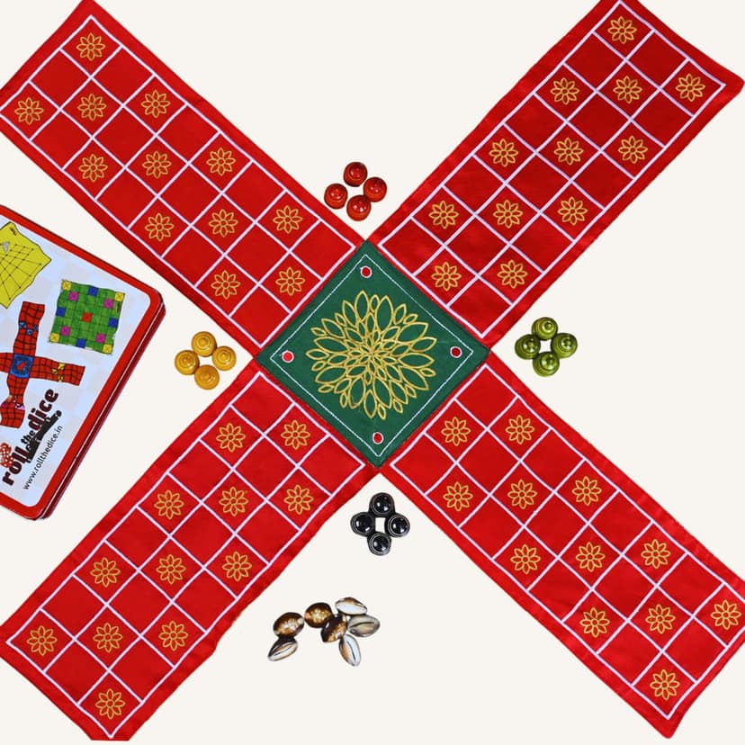 Chausar - Traditional Board Game (pack of 2) (pack of 2)